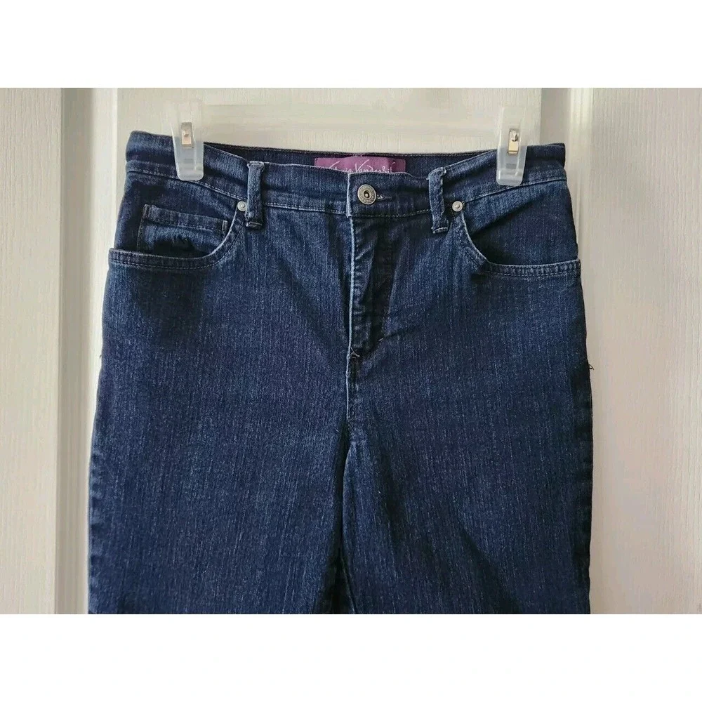 Gloria Vanderbilt Amanda Womens Straight Leg High-Rise Jeans Pants Blue 8‎ Short